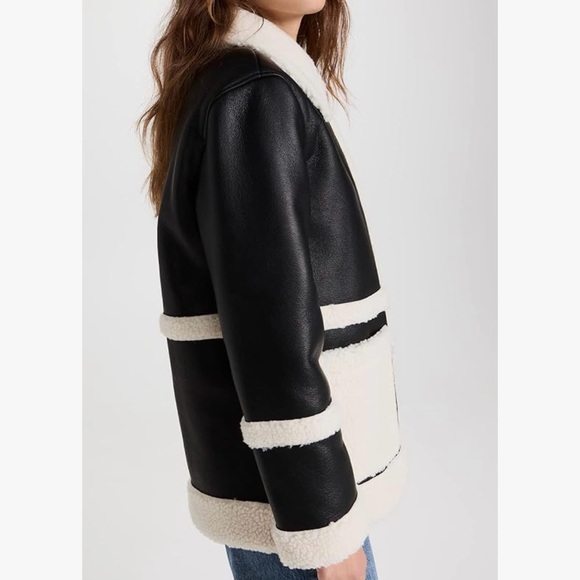 Avec les Filles Faux Shearling Jacket—last chance - Picture 5 of 9